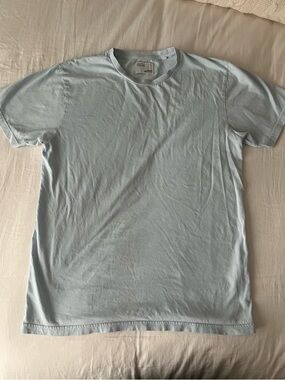 Colorful Standard Light Blue Cotton Crewneck Tee